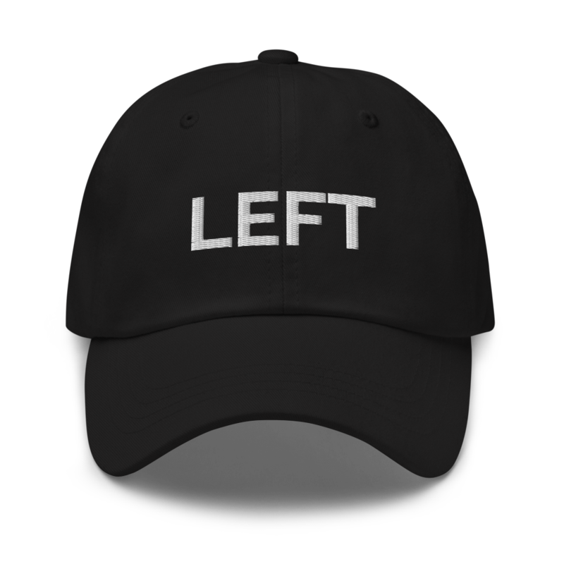 Left Hat - Black