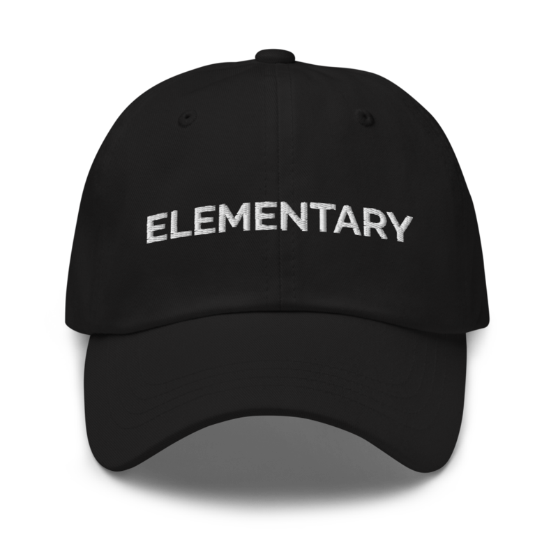 Elementary Hat - Black
