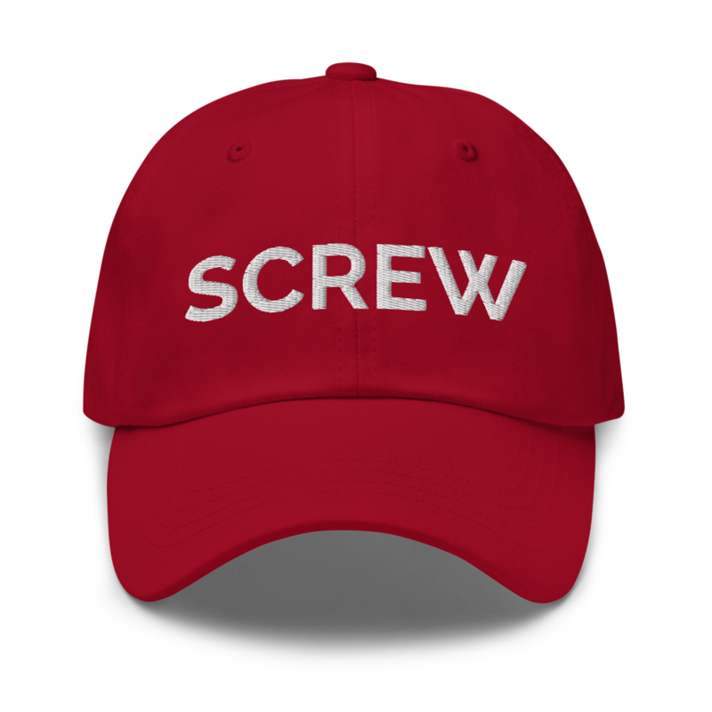 Screw Hat - Cranberry