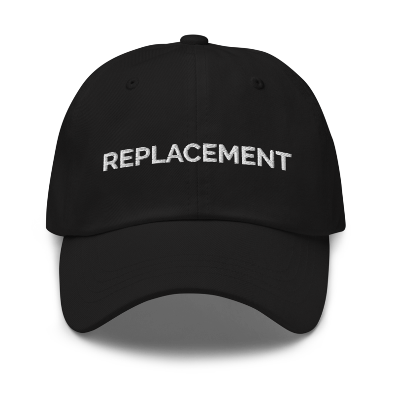 Replacement Hat - Black