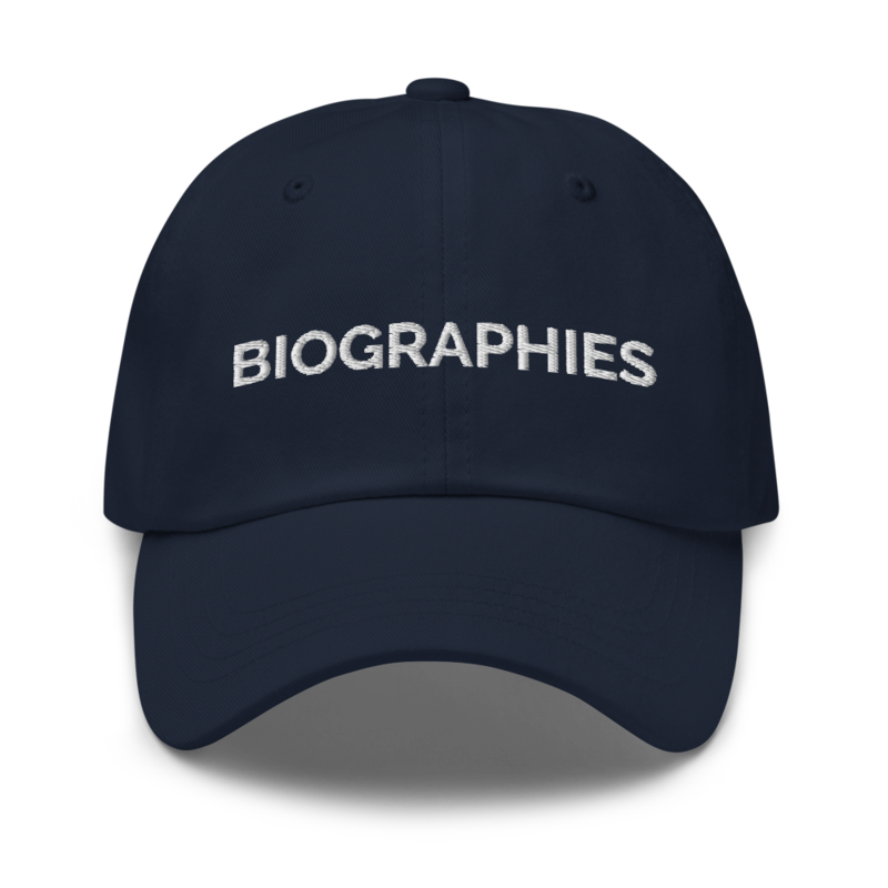 Biographies Hat - Navy