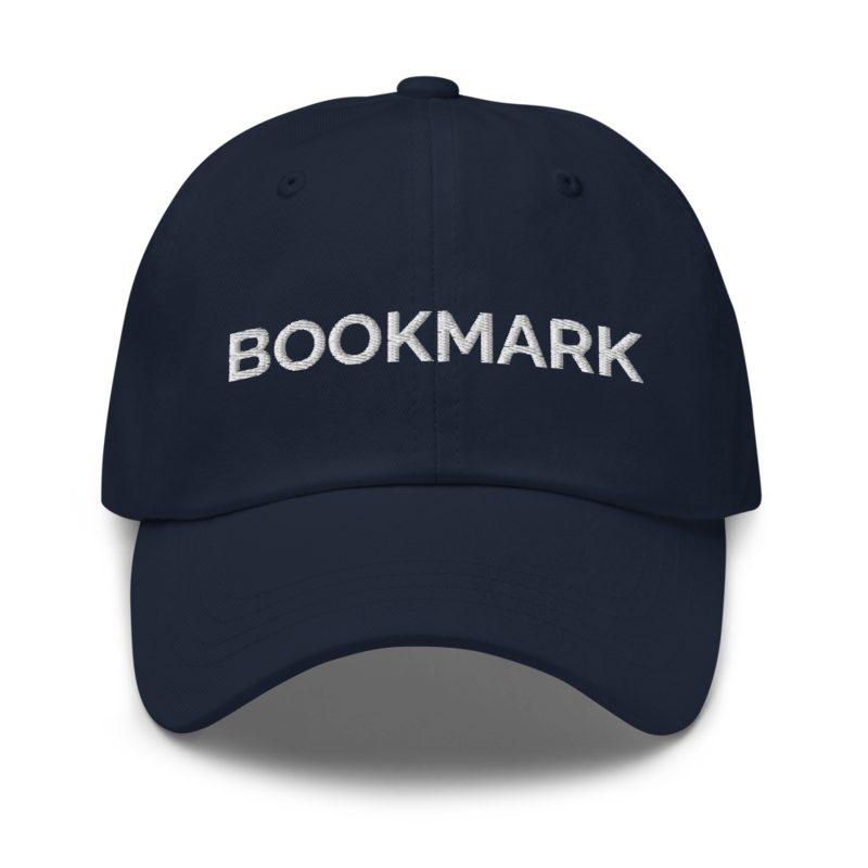 Bookmark Hat - Navy