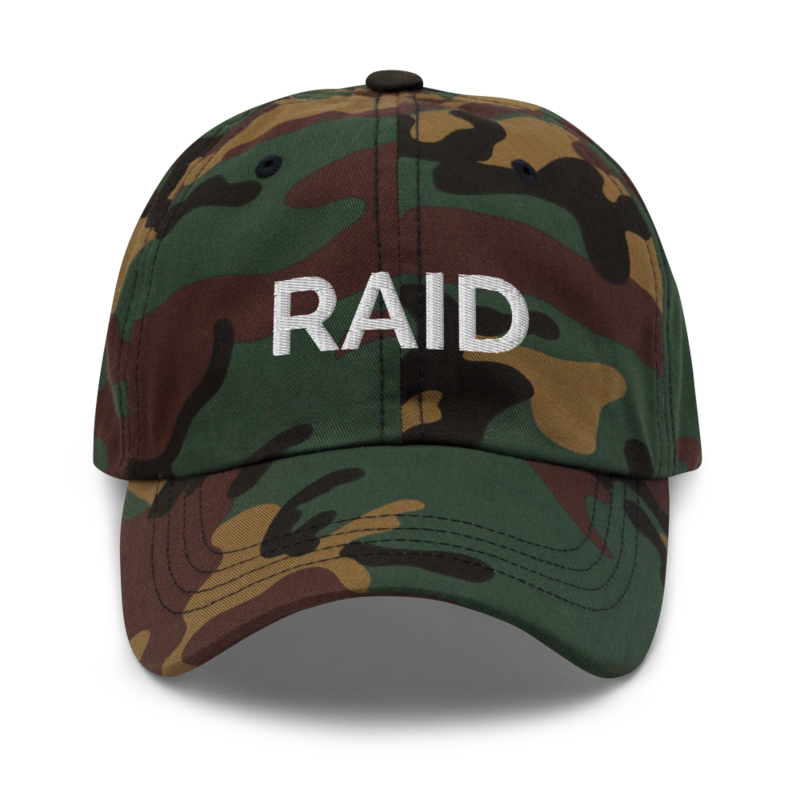 Raid Hat - Green Camo