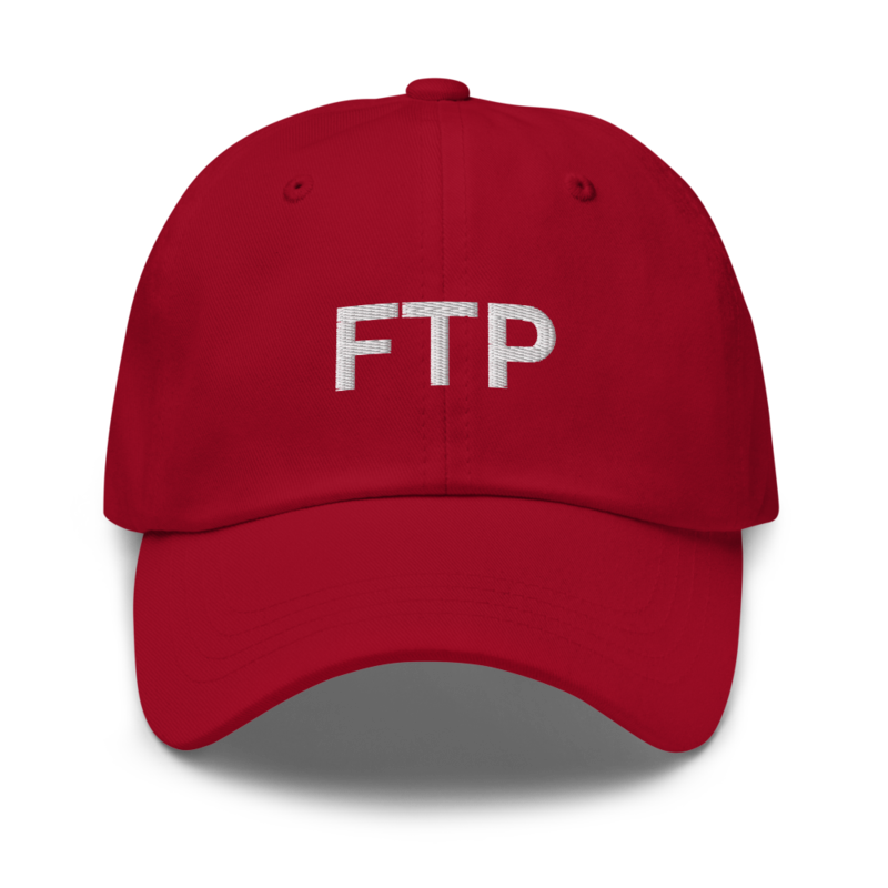 Ftp Hat - Cranberry