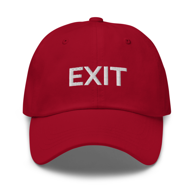 Exit Hat - Cranberry