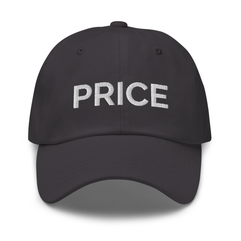 Price Hat - Dark Grey