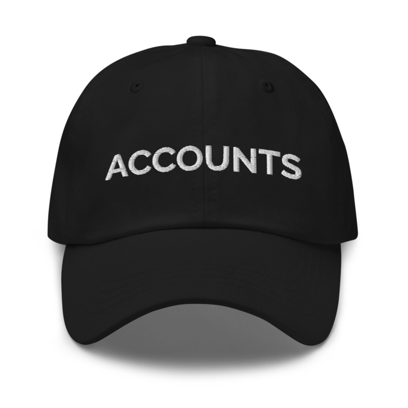 Accounts Hat - Black