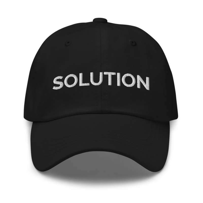 Solution Hat - Black