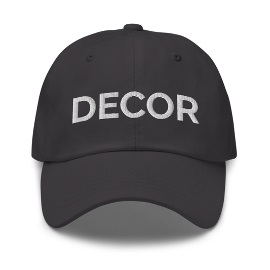 Decor Hat - Dark Grey