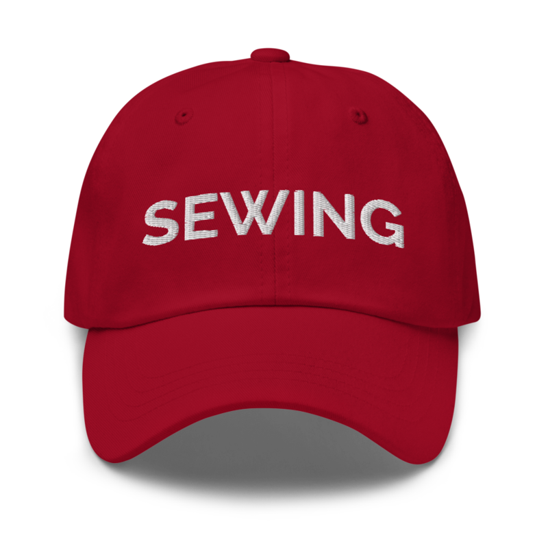 Sewing Hat - Cranberry