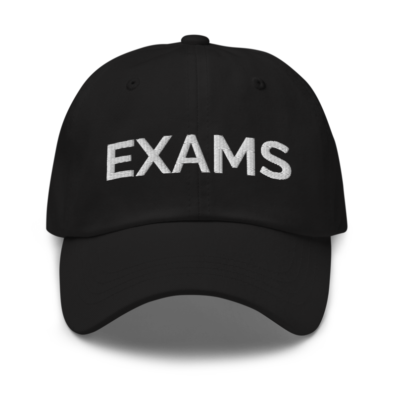 Exams Hat - Black
