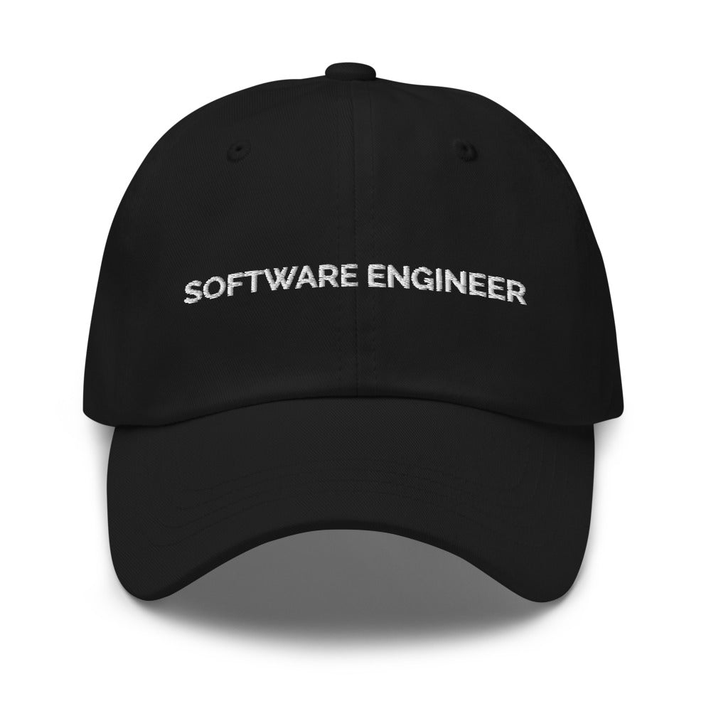 Software Engineer Hat - Black