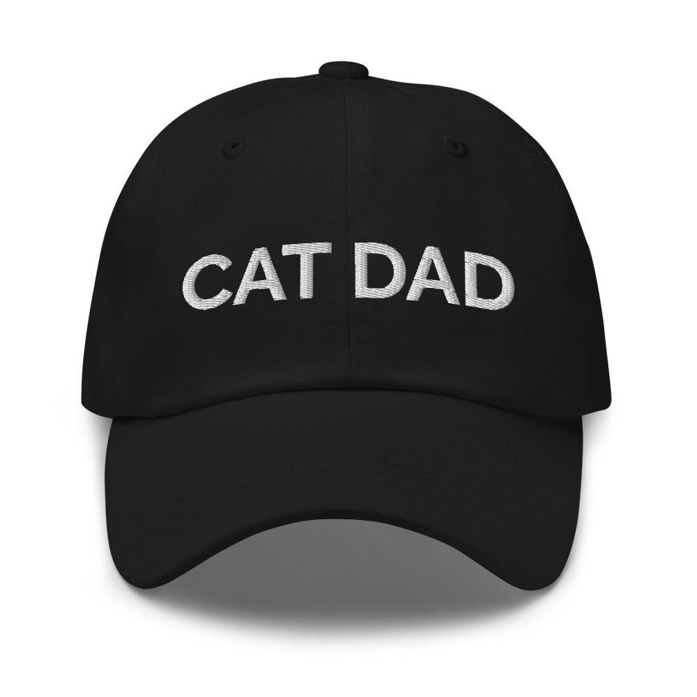 Cat Dad Hat - Black