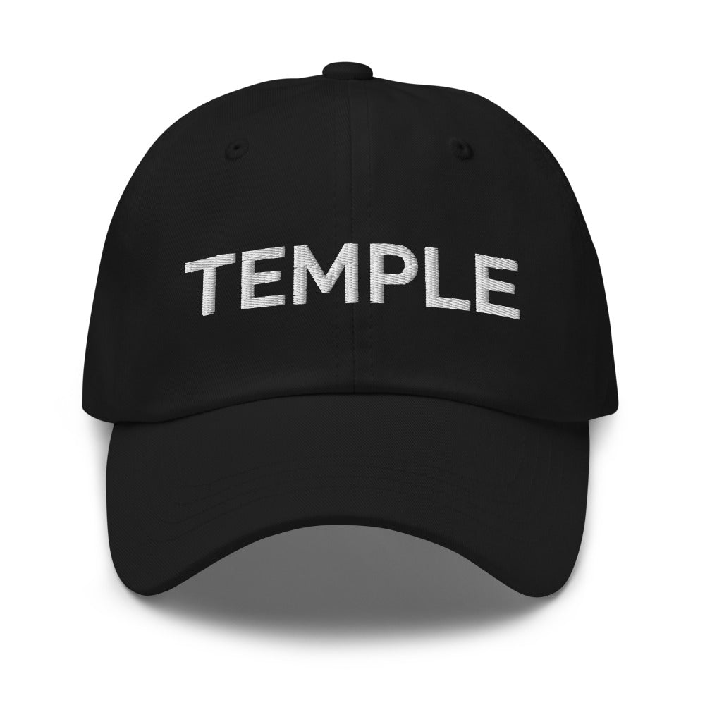 Temple Hat - Black