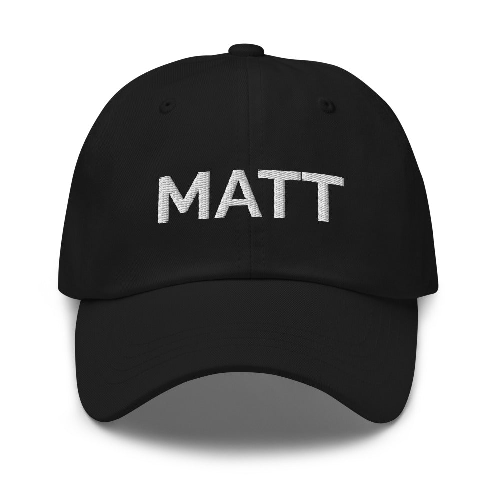 Matt Hat - Black