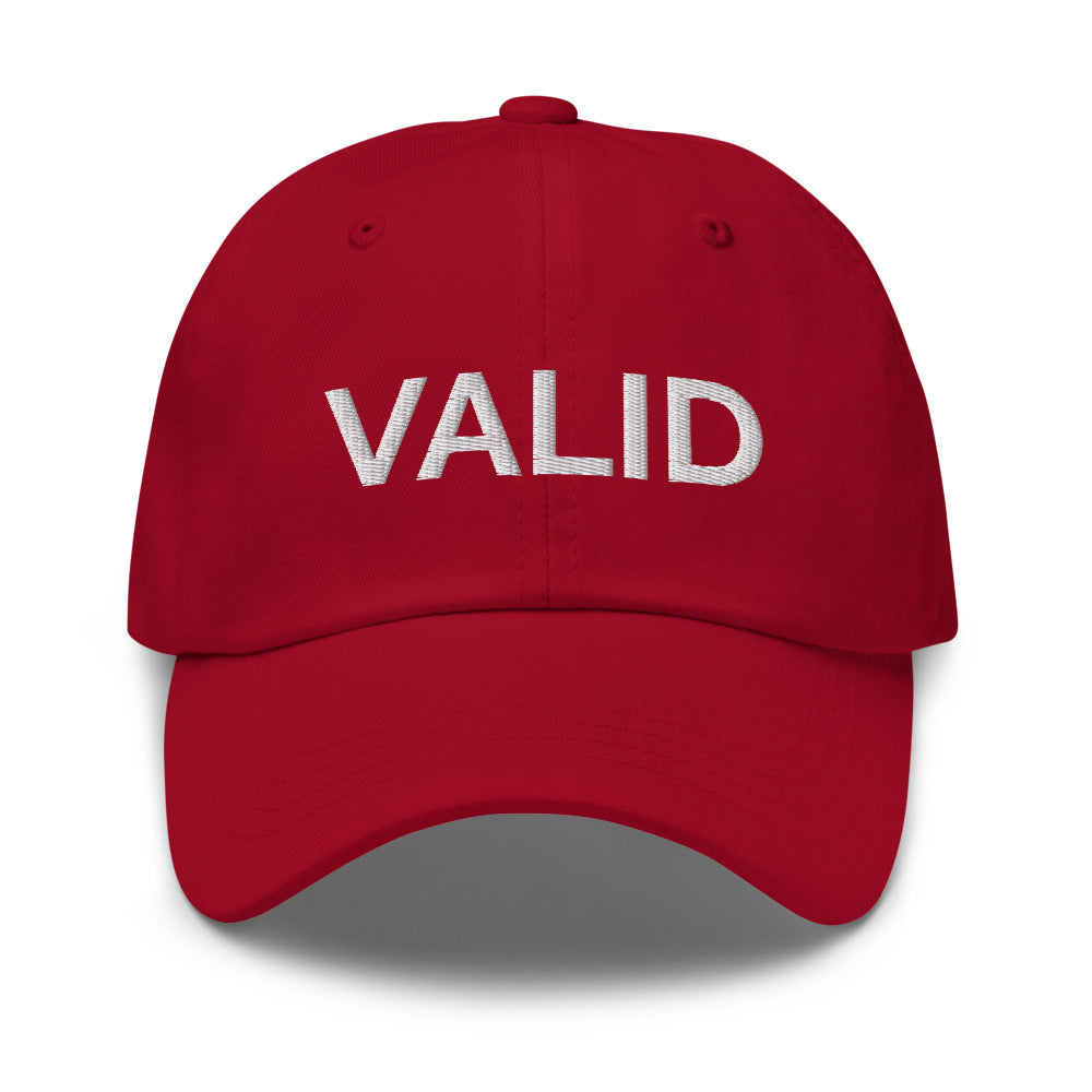 Valid Hat - Cranberry