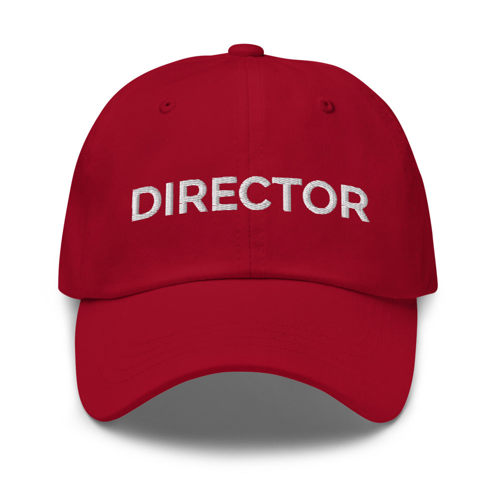 Director Hat - Cranberry