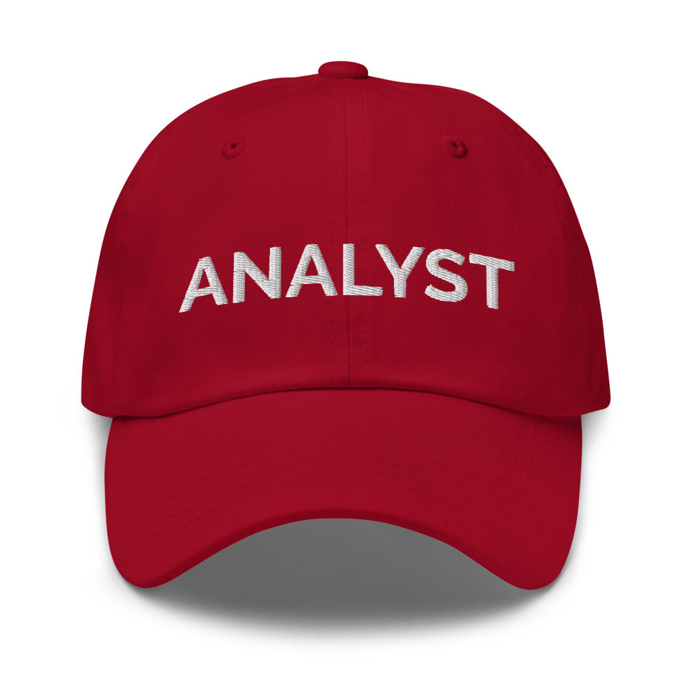 Analyst Hat - Cranberry