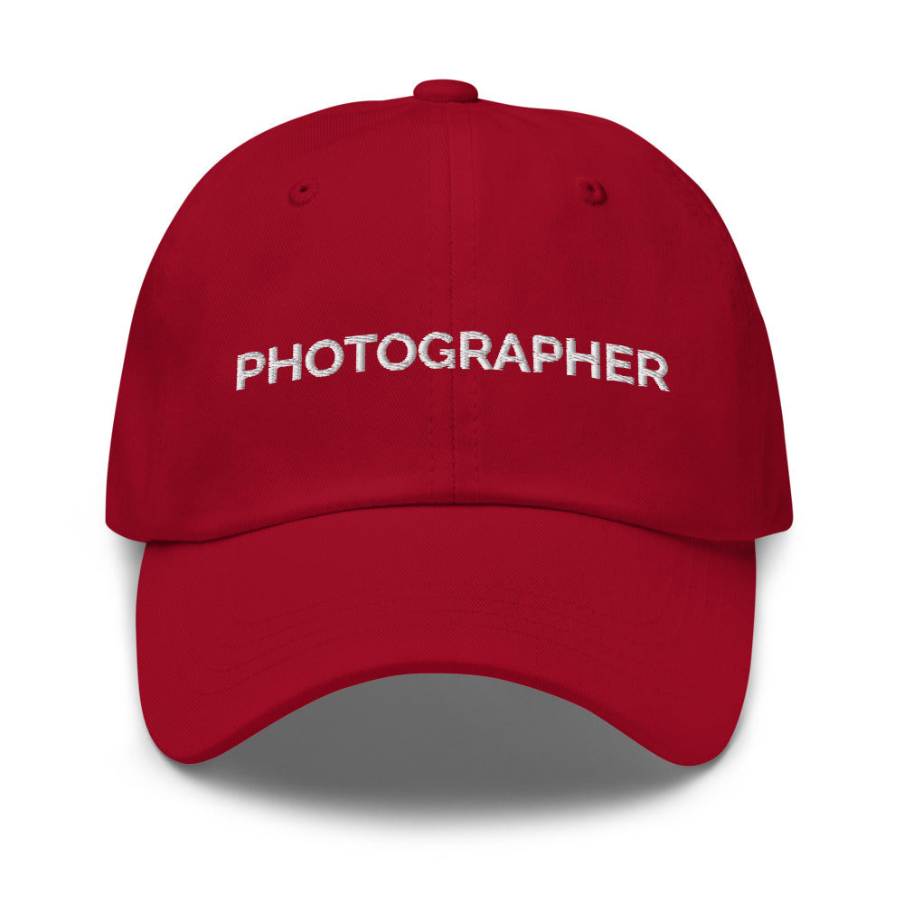 Photographer Hat - Cranberry