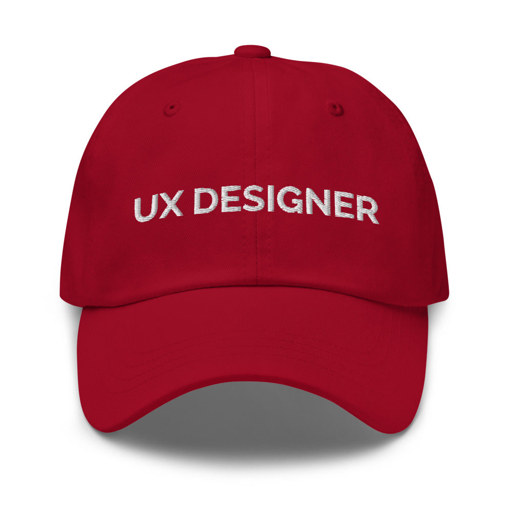 UX Designer Hat - Cranberry