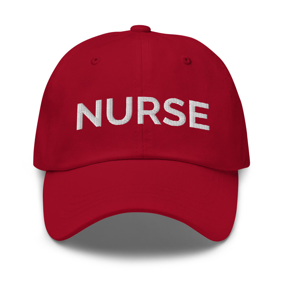 Nurse Hat - Cranberry