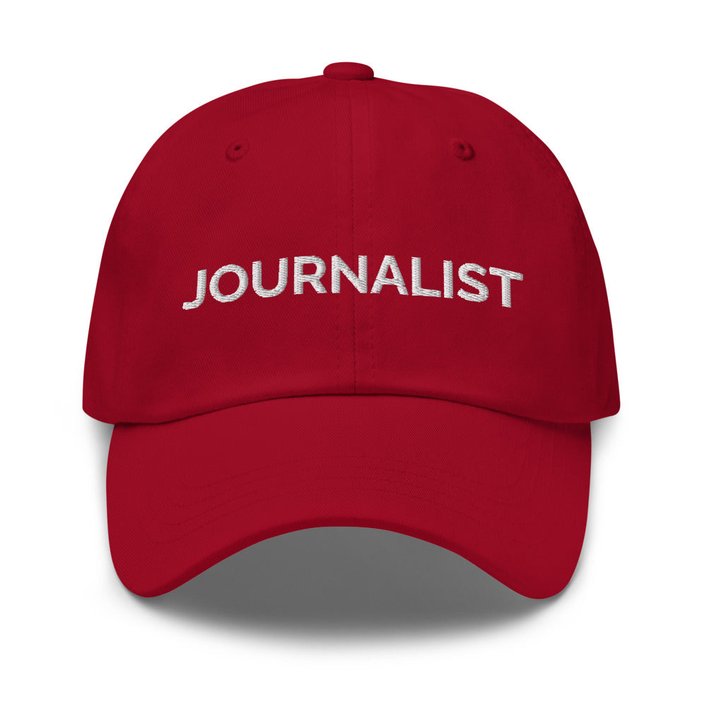 Journalist Hat - Cranberry