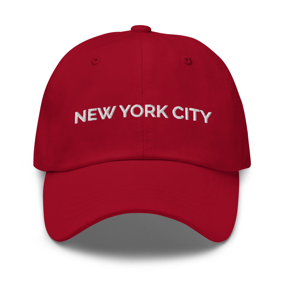 New York City Hat - Cranberry