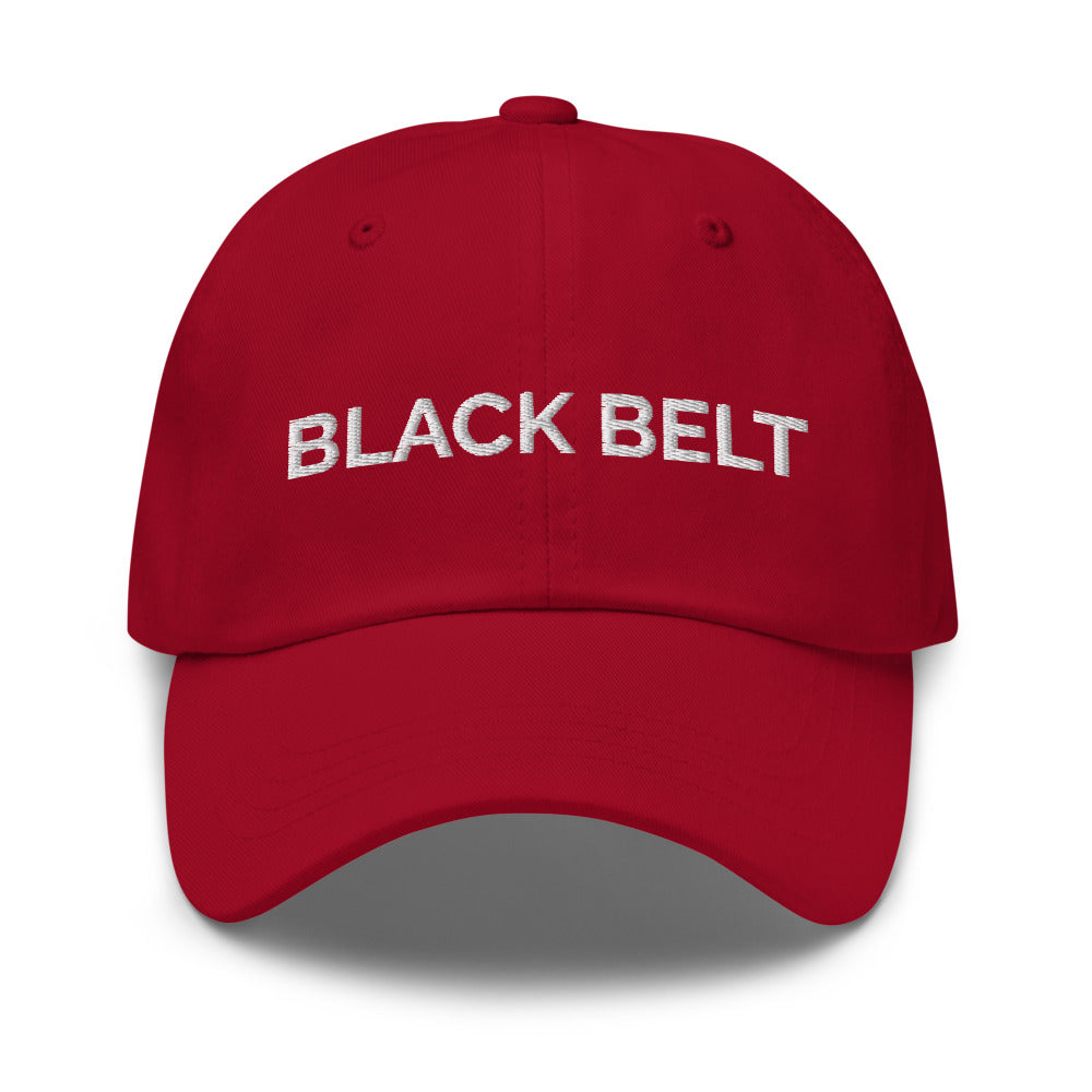 Black Belt Hat - Cranberry