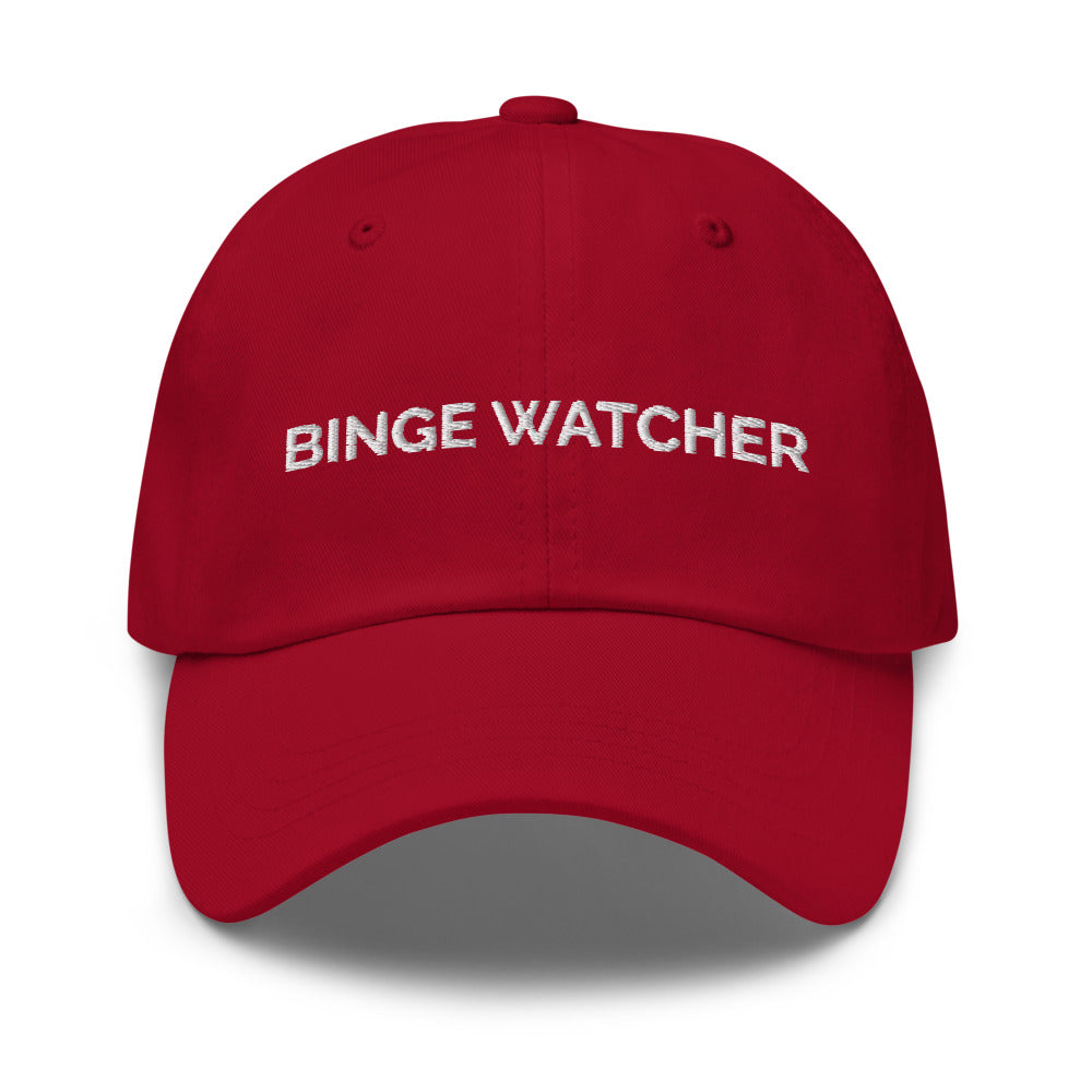 Binge Watcher Hat - Cranberry