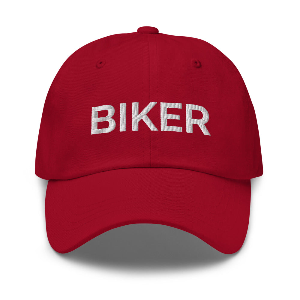 Biker Hat - Cranberry