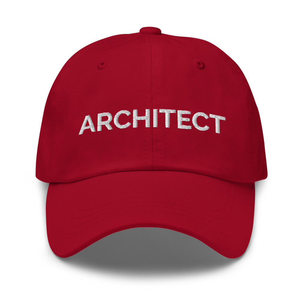 Architect Hat - Cranberry