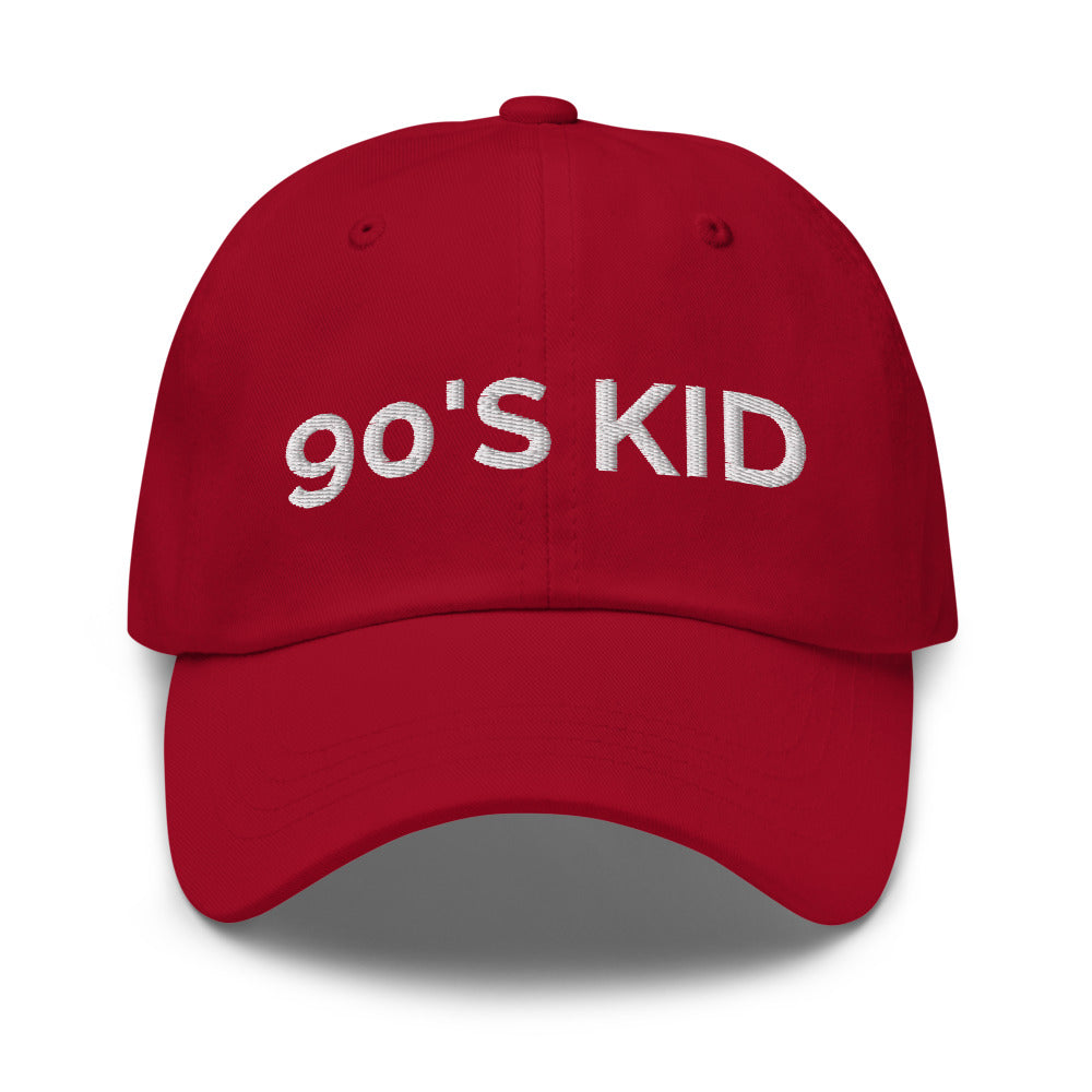 90's Kid Hat - Cranberry