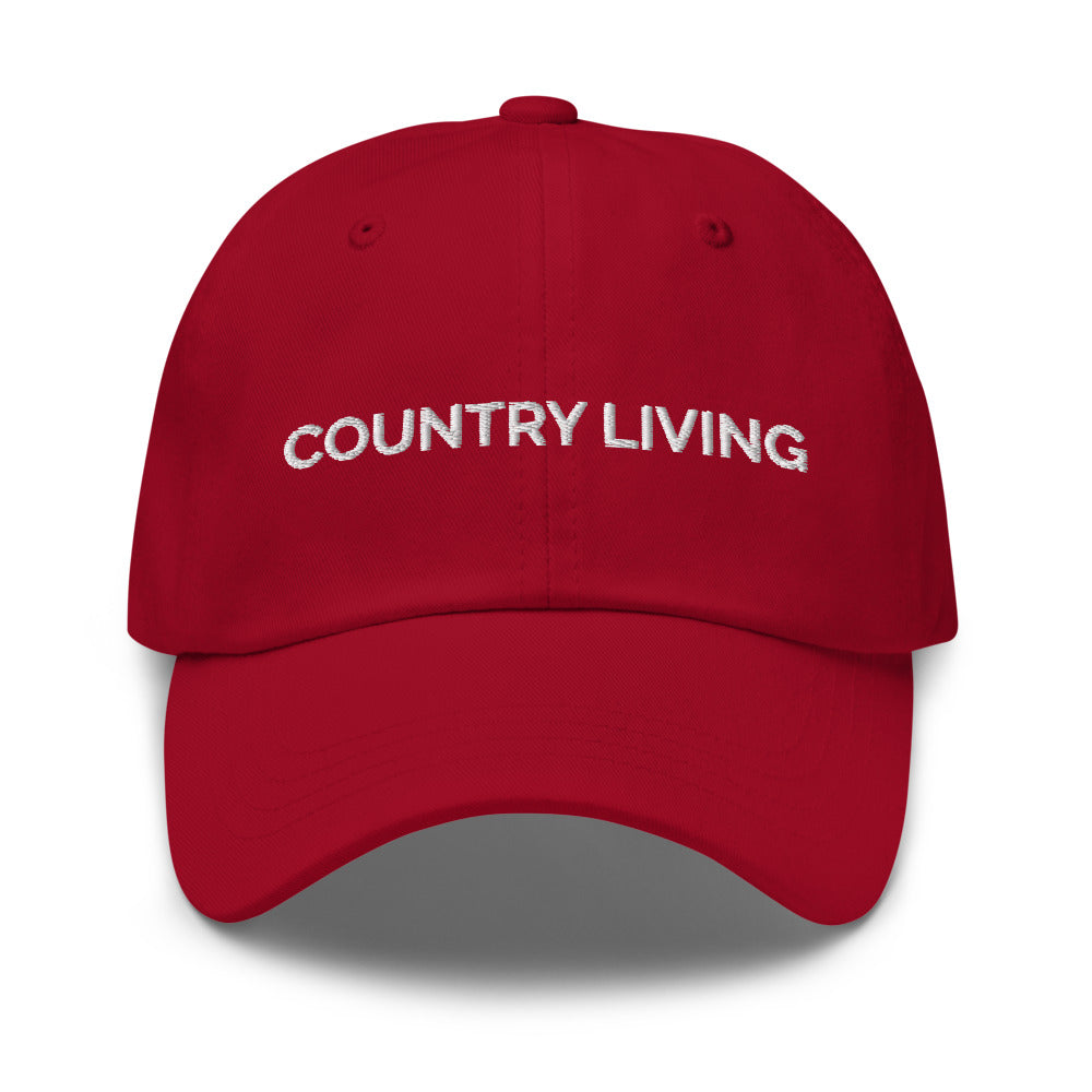 Country Living Hat - Cranberry