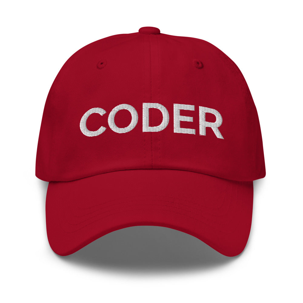 Coder Hat - Cranberry