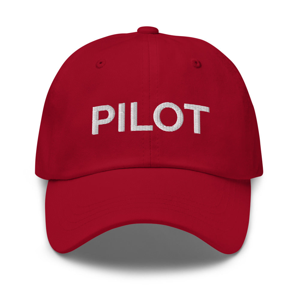 Pilot Hat - Cranberry