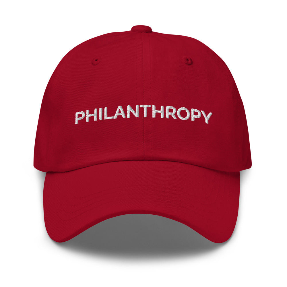 Philanthropy Hat - Cranberry