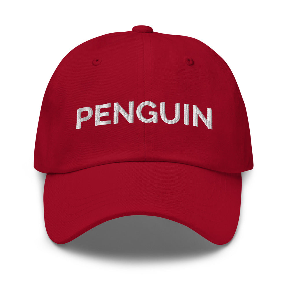 Penguin Hat - Cranberry