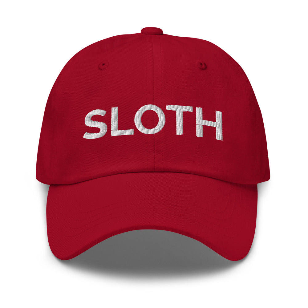 Sloth Hat - Cranberry