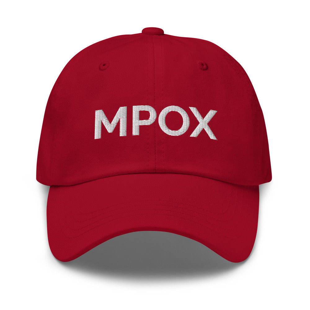 Mpox Hat - Cranberry