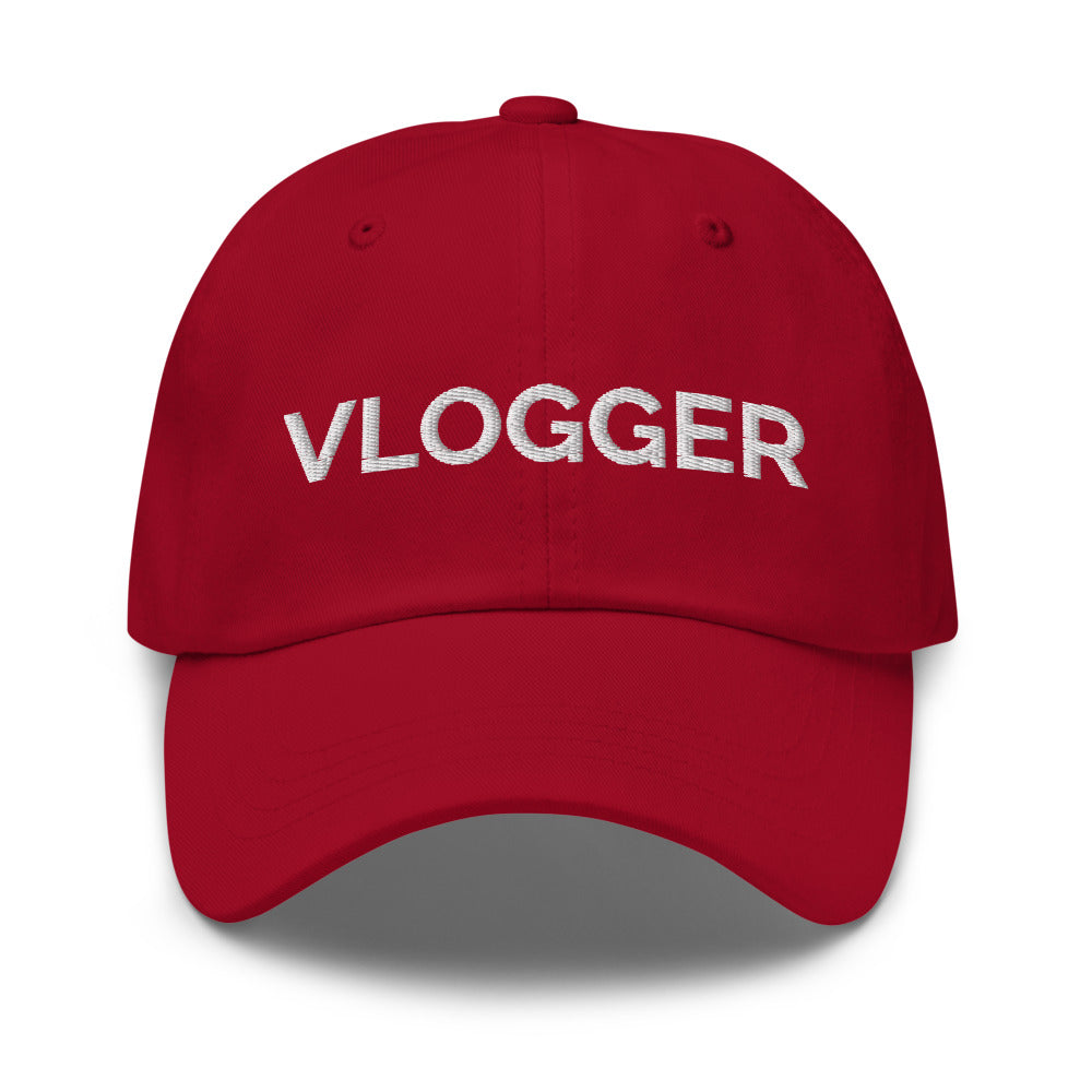 Vlogger Hat - Cranberry