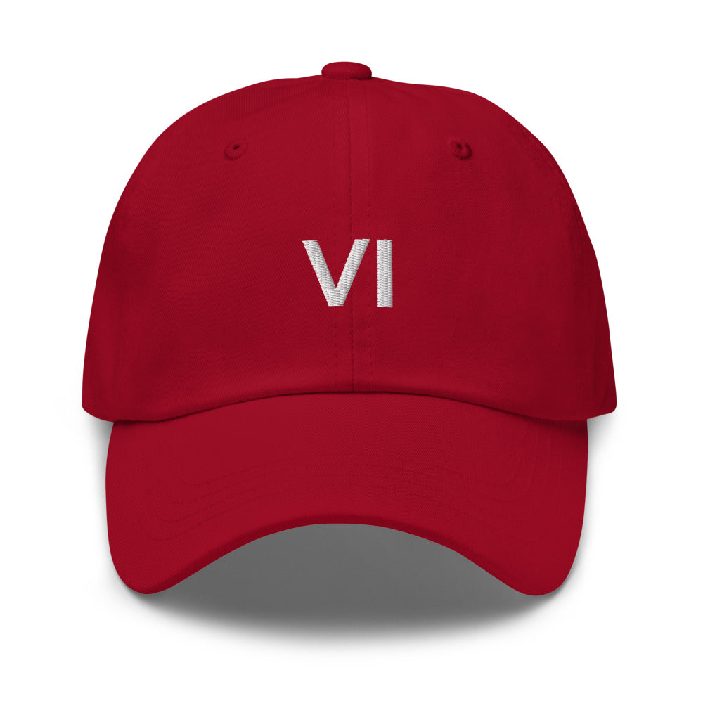 VI Hat - Cranberry