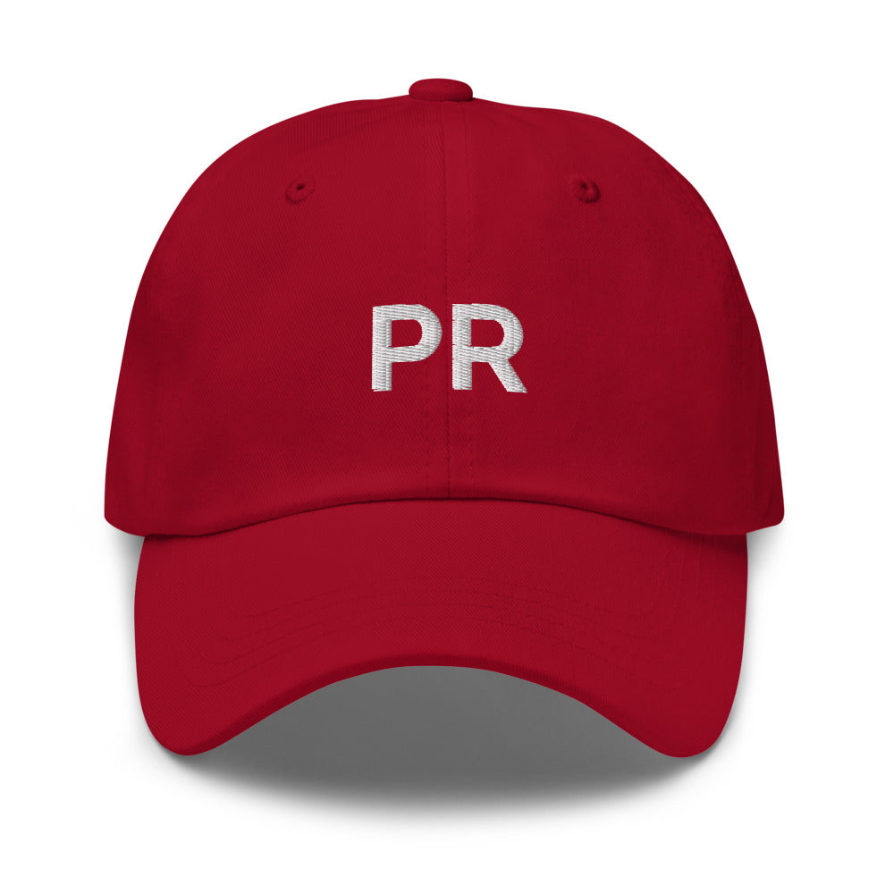 PR Hat - Cranberry