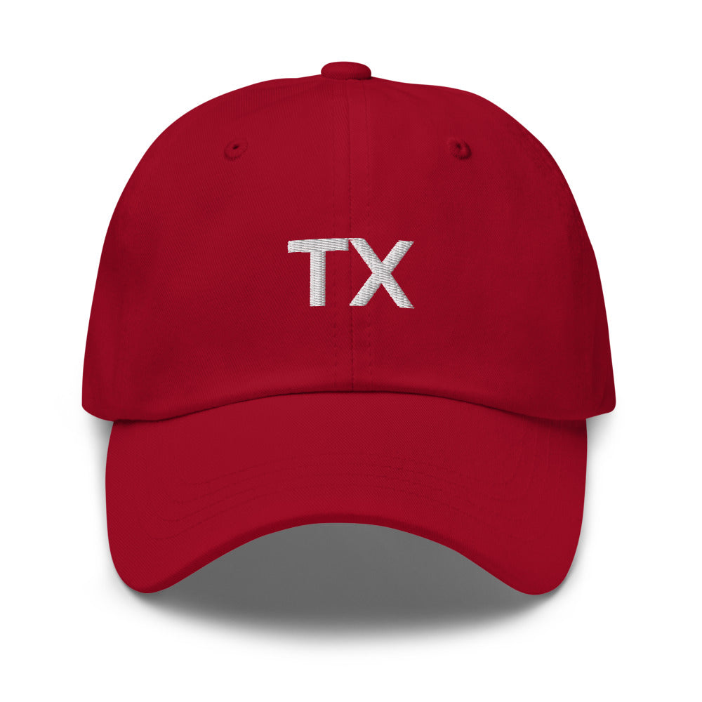 TX Hat - Cranberry