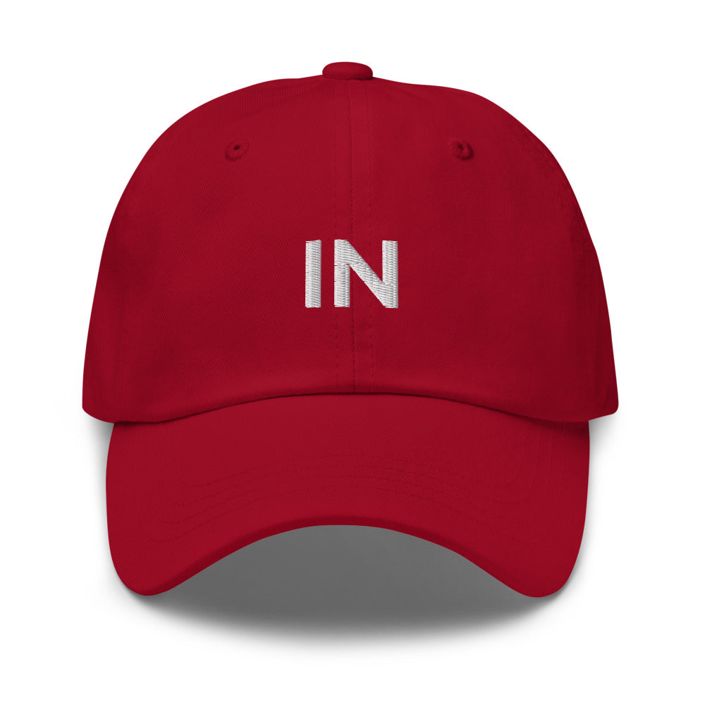 IN Hat - Cranberry