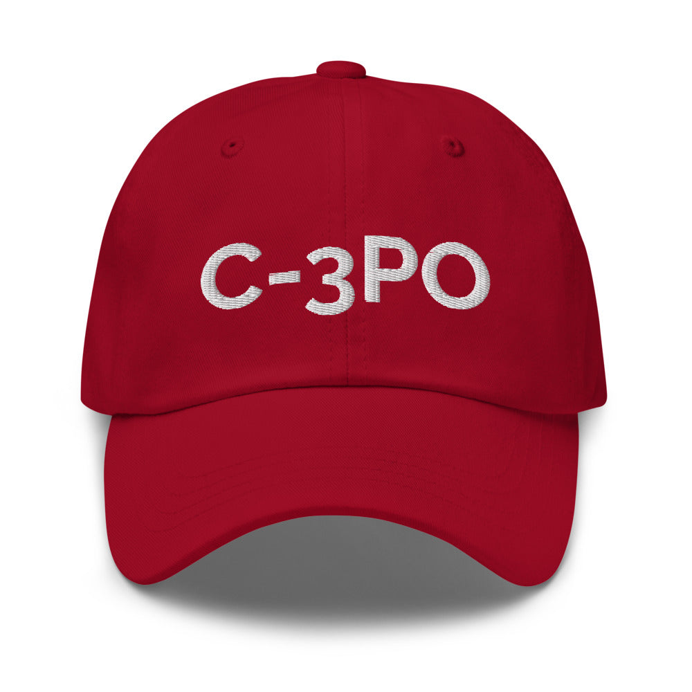 C-3PO Hat - Cranberry