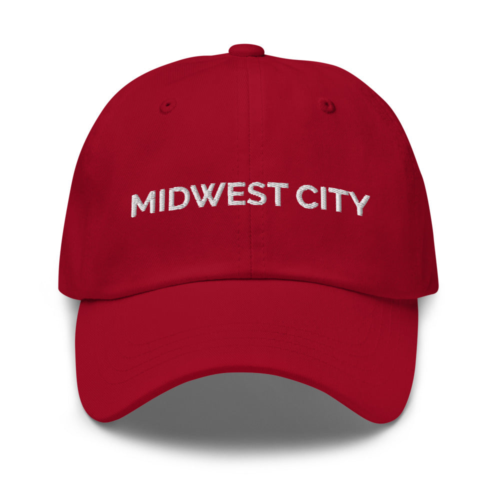 Midwest City Hat - Cranberry