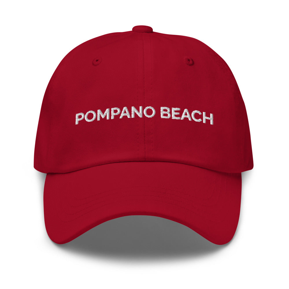 Pompano Beach Hat - Cranberry