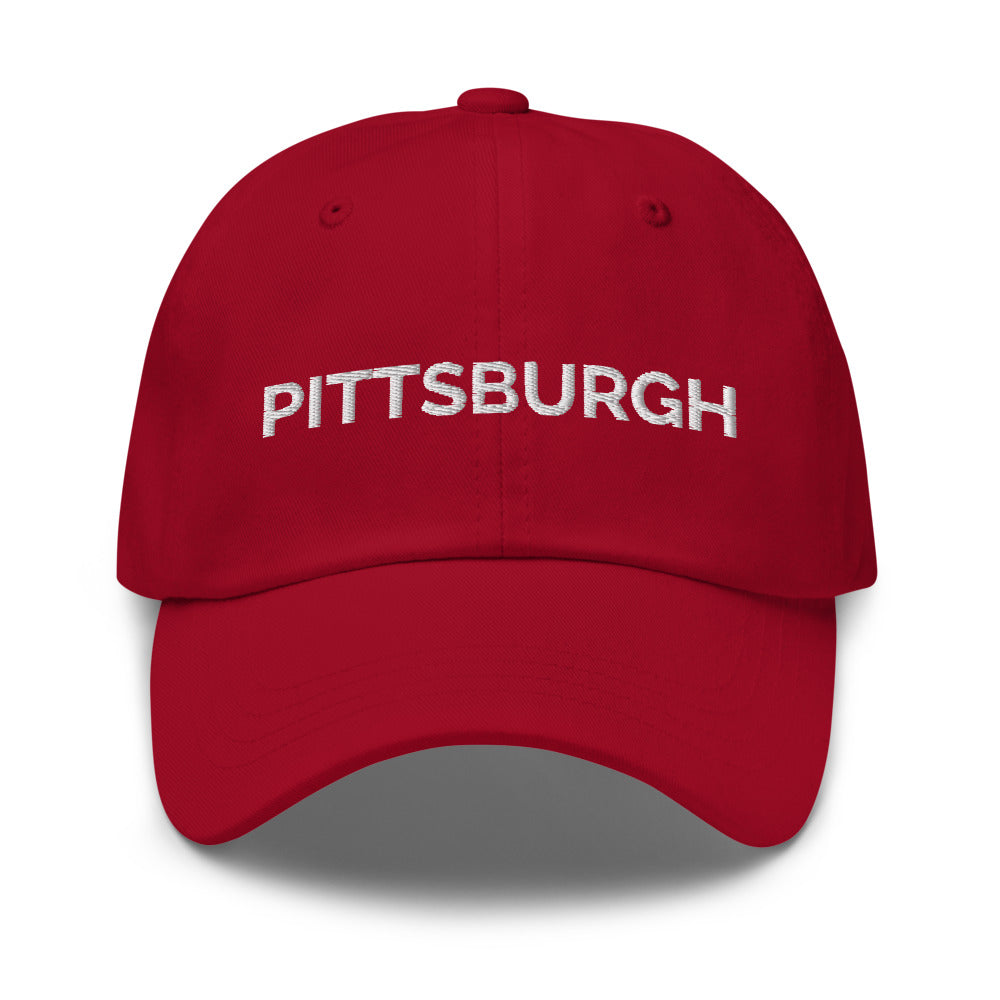 Pittsburgh Hat - Cranberry