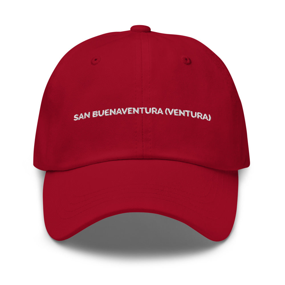 San Buenaventura (Ventura) Hat - Cranberry