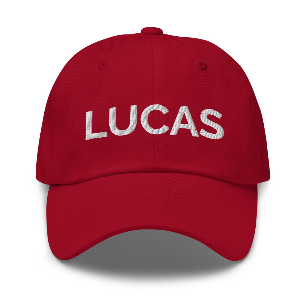 Lucas Hat - Cranberry
